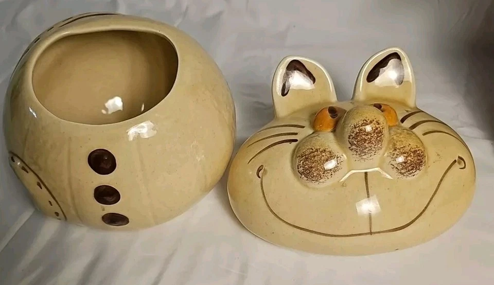 Tarro de galletas Cheshire Cat vintage años 70 Foto 4 de 4