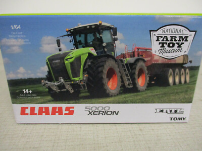 Claas Model 5000 Xerion 4WD Toy Tractor ''2021 NFTM Edition'' 1/64 Scale, NIB