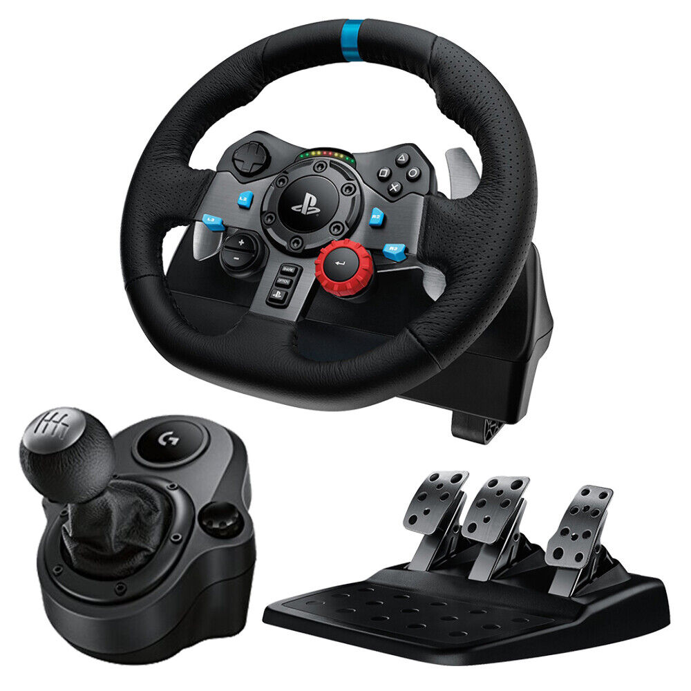 Logitech G29 Driving Force Racing for PS5, PS4, PC + Logitech Driving Forc 97855112781 | eBay