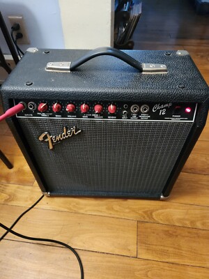 fender champ12 赤ノブ　チューブアンプ fender champ12 赤ノブチューブアンプ