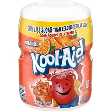 Kool-Aid Orange Flavored Powdered Drink Mix, 19 Ounce
