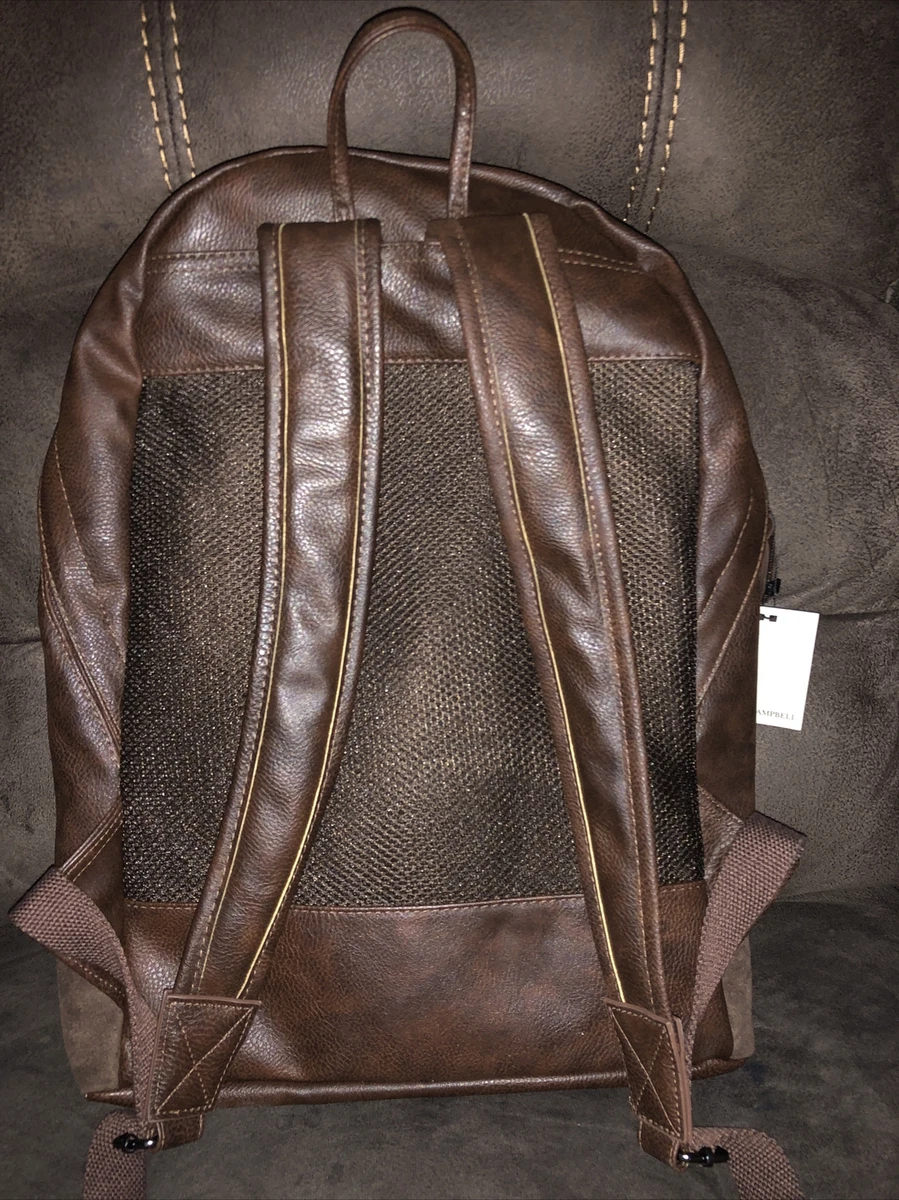 James campbell deals leather backpack