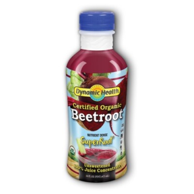 Organic 100% Beet Juice 16 Oz By Dynamic Health Laboratories