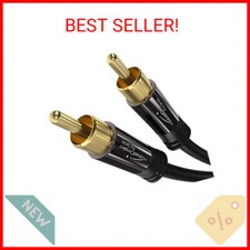KabelDirekt 3ft Short RCA/Phono subwoofer Lead Cable, 1 to 1 RCA/Phono, Audi