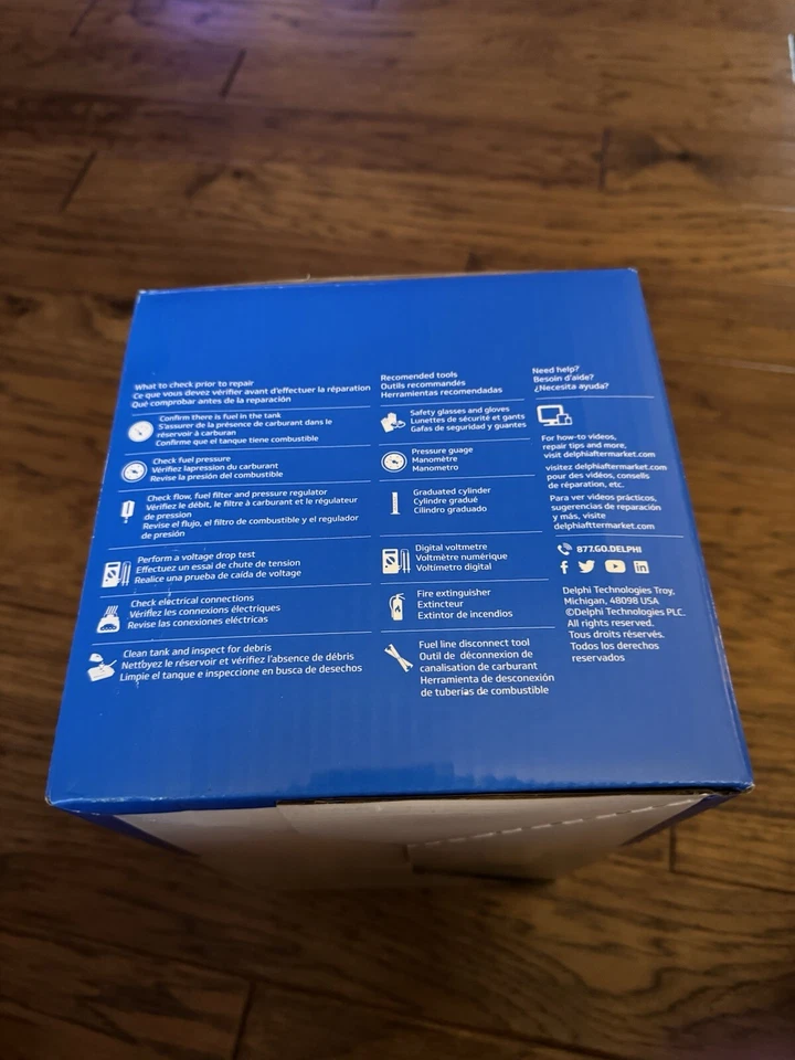 Bomba de combustible eléctrica HP10001 Delphi gasolina nueva para camioneta Chevy Chevrolet C1500 K1500 Foto 3 de 4