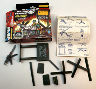 Machine Gun Defense Unit - GI Joe 1984 Action War Hasbro Vintage