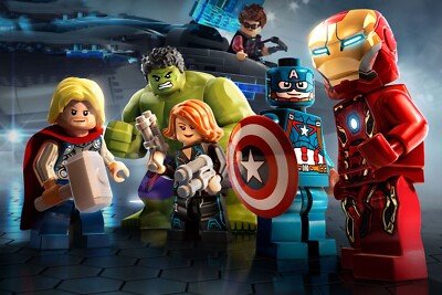 LEGO Poster Wall Art Home Decor Photo Prints 16x24, 20x30, 24x36''