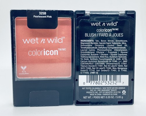 Lot of 2 Wet n Wild ColorIcon Blush 325B Pearlescent Pink - Picture 3 of 3