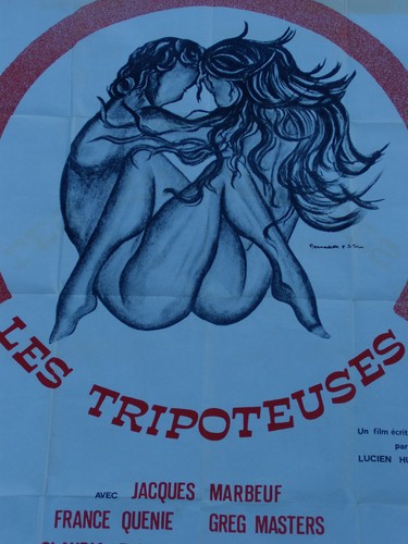 Las Tripoteuses (Lucien Hustaix 1974 Erotic Sexocolor) Cartel 120 X 160 Cm - Picture 2 of 2