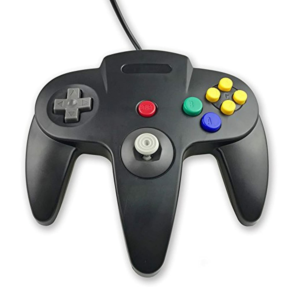 64ゲームセット Classic Retro Wired Controllers For N64 Black And Gold | eBay