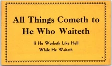 Greeting Postcard - Quotation