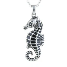 Seahorse Necklace Ocean Love Pendant Stainless Steel Jewelry By Controse