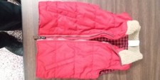Carter s 2T 24 Month Zip Up Puffer Vest Red and Red Plaid