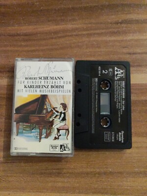 Robert Schumann für Kinder erzählt von Karlheinz Böhm Ades MC Kassette Adès