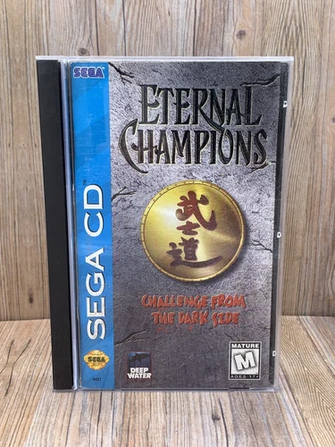 Sega CD Eternal Champions: Challenge from the Dark Side - Case, Manual, Game