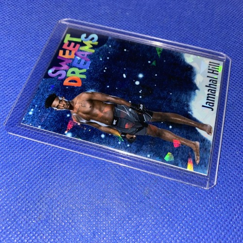 Jamahal Hill Sweet Dreams Custom UFC Prizm Refractor Holo Rookie Card RC - Picture 3 of 4