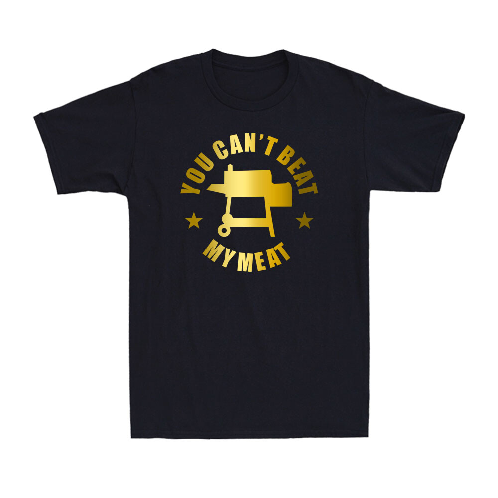 You Can't Beat My Meat BBQ Grilling Chef Funny Grill Vintage Men's T-Shirt