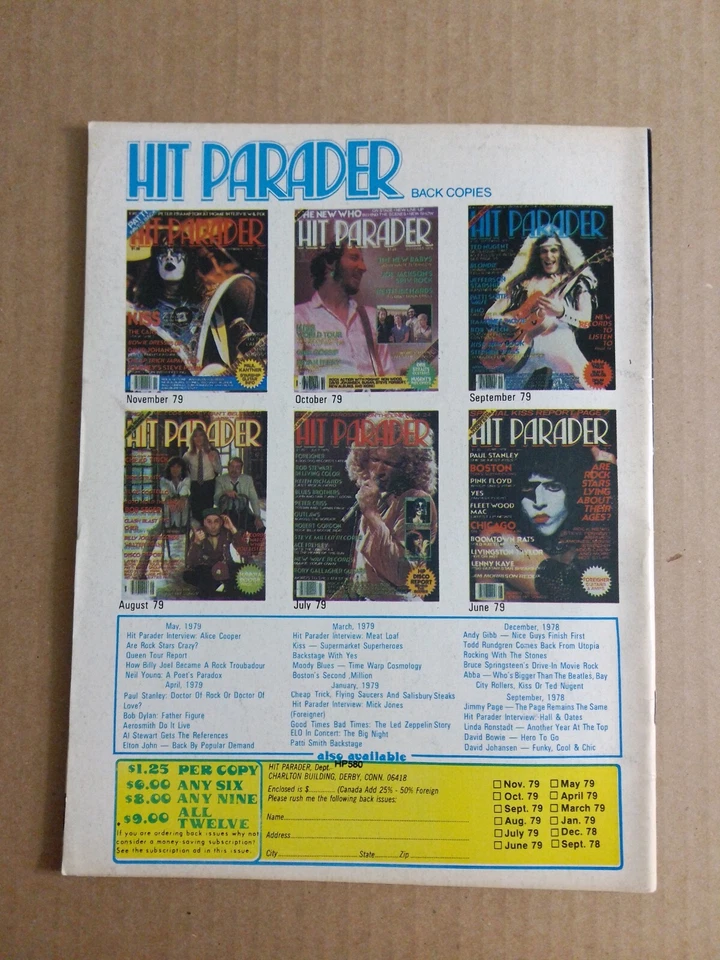 Hit Parader Magazine - May 1980 - Tom Petty Poster , Clash , Police , B-52's Etc - Image 2 of 4