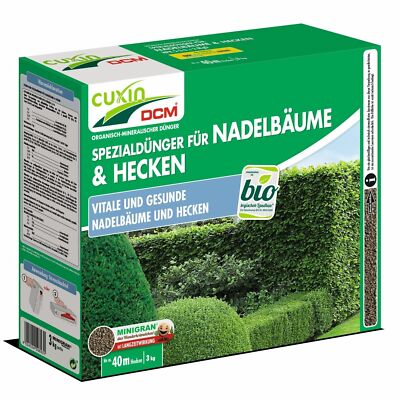 Cuxin DCM 3kg Spezialdnger fr Nadelbume und Hecken Kirschlorbeer  Nhrstoffe | eBay