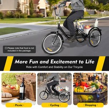 20 Inch Adult 3-Wheel Tricycle…