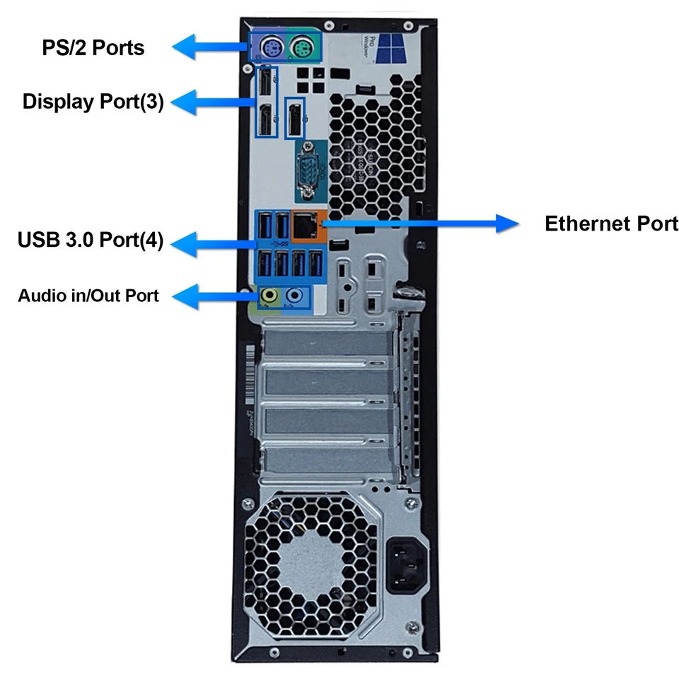 HP Desktop Computer PC i7, up to 64GB RAM, 19TB SSD HDD, Windows 11/10, WiFi BT - Image 2 of 4
