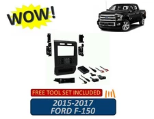 2-DIN Dashboard Installation Kit 2015-2017 Ford F150 Trucks Turbo Touch Kit
