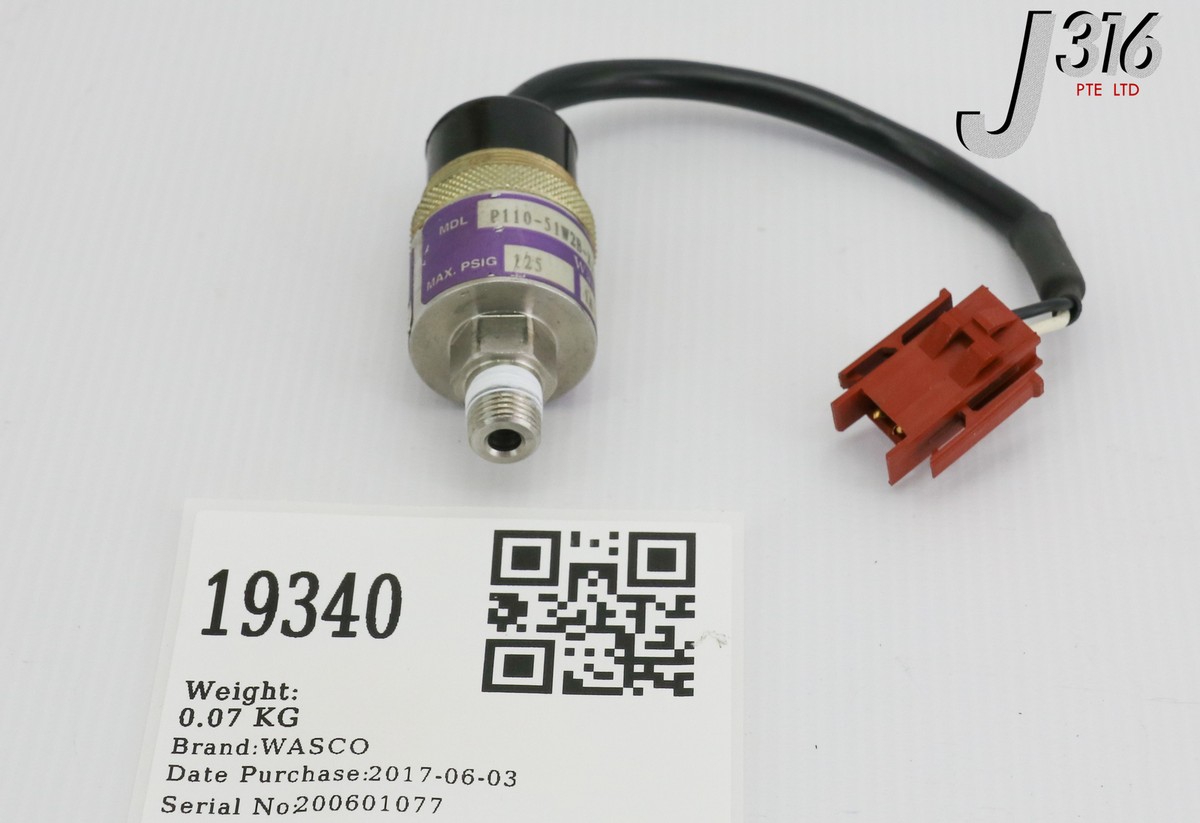 19340 WASCO PRESSURE SWITCH, MAX. PSIG 125 P110-51W2B-X/6786 | eBay