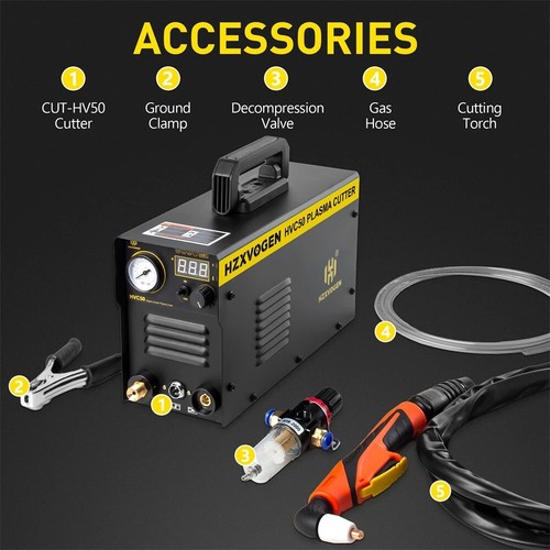UK HF Air Plasma Cutter 240V 50A IGBT Contact Touch Arc Inverter Cutting Machine - Picture 6 of 16