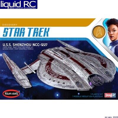 Polar Lights 967m 1/2500 Star Trek USS Shenzhou 2t Snap Kit Plastic Model for sale online