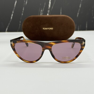 NEW TOM FORD TF990 55Y WOMEN SUNGLASSES TOM FORD AMBER-02