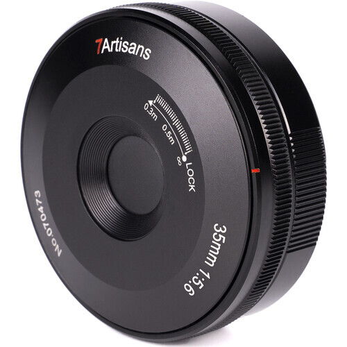 七工匠 7Artisans 35mm f/5.6【Sony】 7Artisans 35mm f/5.6 Pancake Lens for Sony E (Black) A006B-E B&H