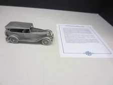 Lot #21 Danbury Mint 1929 LANCIA DILAMBDA Pewter Classic Cars of the World
