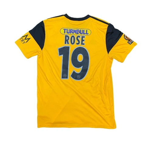 Boston United 2020/21 Matchworn Home Shirt 'Rose' #19 - Excellent (M)