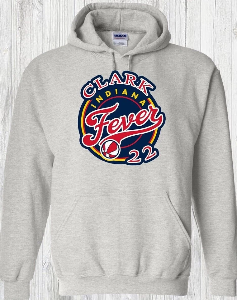 Clark 22 - Indiana Fever - Caitlin Clark - 22 - WNBA - Hoodie - Fast Shipping - Image 2 of 4