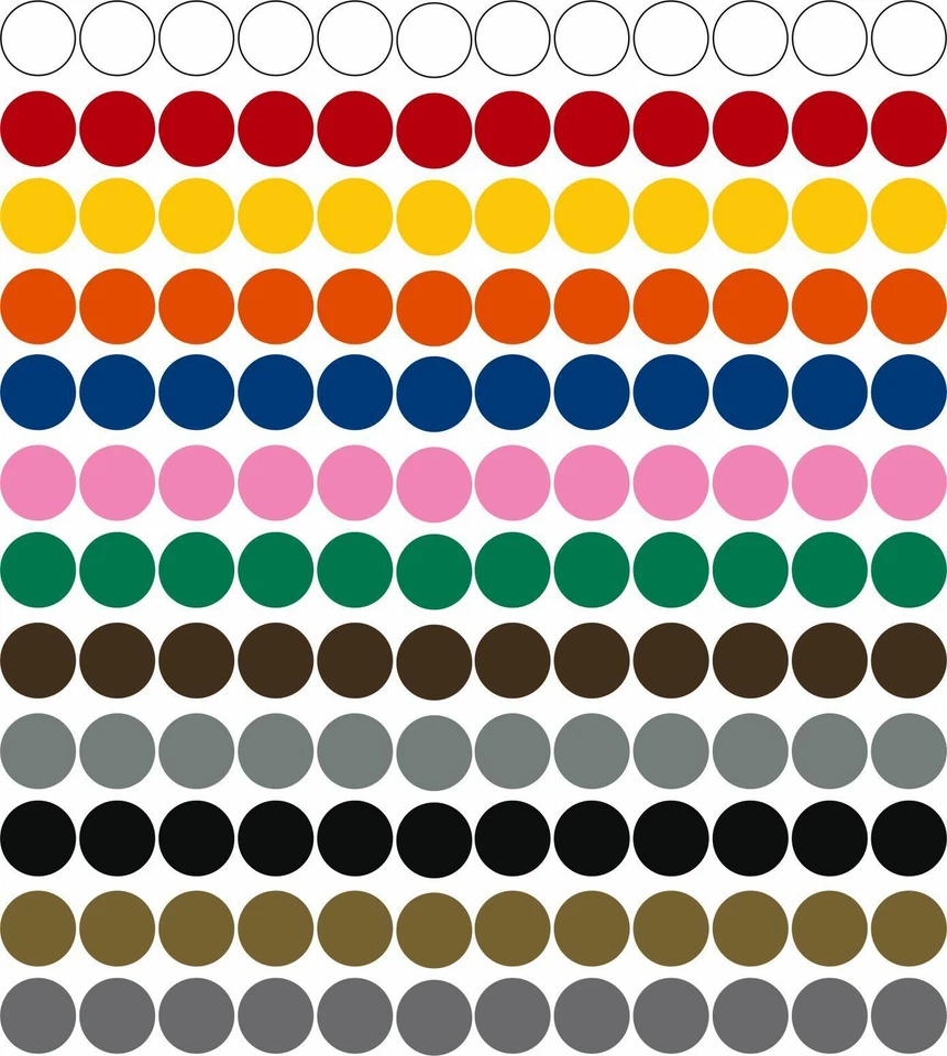 KLEBERIO 136 Klebepunkte 25 mm (2.5 cm) Punkt selbstklebend glänzend Aufkleber