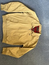 Fred Perry Harrington Jacket (25yrs) vintage piece, Pristine Condition Dark Tan
