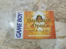 Manual Instruction Book DAEDALIAN OPUS ✨Gameboy Game Boy DMG➡️Buy 2 Get 1