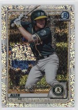 2020 Bowman Chrome Prospects Speckle Refractor 276/299 Nick Allen #BCP-105 y0i