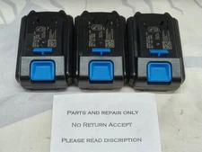 SALVAGE~ 3 Unit Non-Working  Hart 20V 2ah 2ah Lithium Batteries #TXBin 1-5