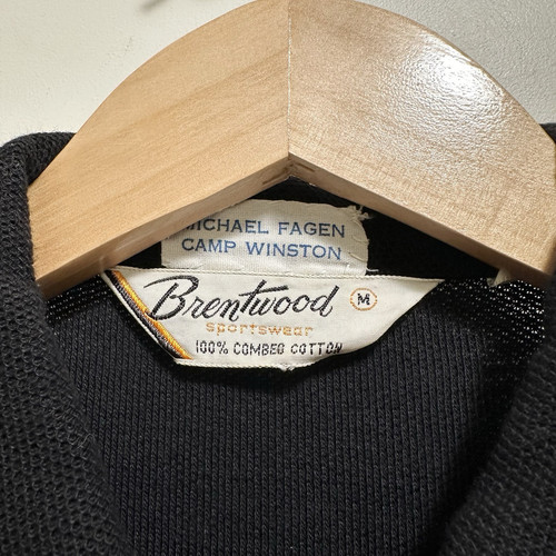 Vintage 50s Brentwood Sportswear Rockabilly Bowling Shirt Red Black USA Size S/M - Bild 3 von 12