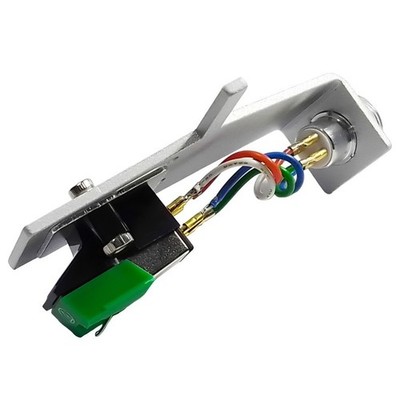 Audio Technica AT95E + Headshell für Goldring Lenco B52, B55 Vinyl Plattenspieler