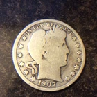 1907-S BARBER HALF DOLLAR