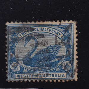 Australia Western Australia #75 used with black cancel
