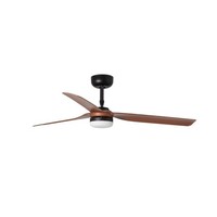 Energiespar Deckenventilator Mit Fernbedienung Punt Schwarz Holz Led Deckenlicht