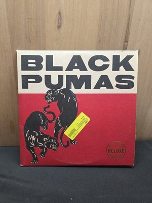Black Pumas Red/Black Marble Colored 2 Record Vinyl VG+