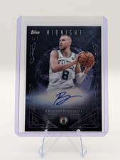 2025-26 Topps Midnight KRISTAPS PORZINGIS 1/1 AUTO Black Light Midnight Sun