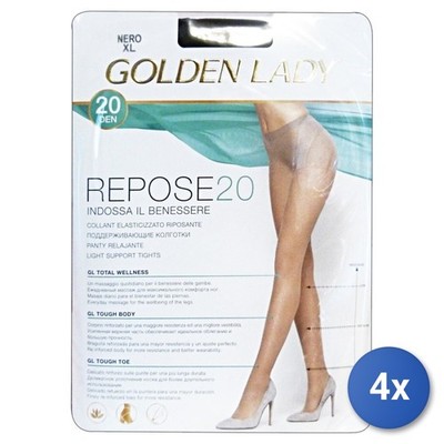 4x Golden lady Repose Strumpfhose 20 Den Daino Größe XL