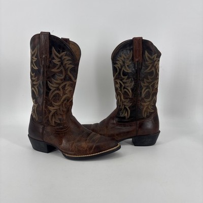 ARIAT Men's 10 EE Heritage Western Brown Leather Work Cowboy Boots 10010289
