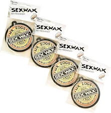 Sex Wax Coconut Air Fresheners: (4-Pack) 4 Count (Pack of 1), 