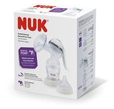 NUK Handmilchpumpe Perfect Match, manuell, mit 150 ml Flasche, Silikon, BPA-frei